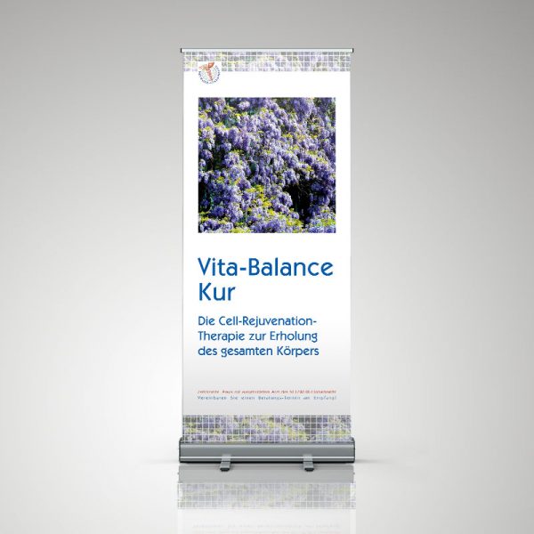 Vita-Balance Kur - Roll-Up Display