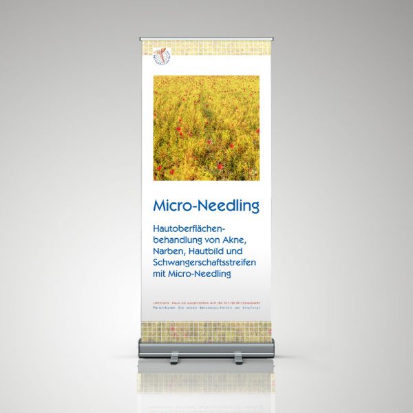 MicroNeedling - Roll-Up Display